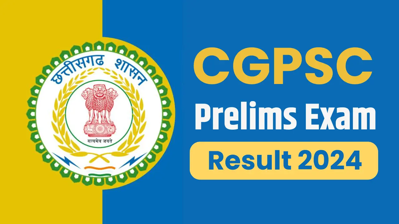 CGPSC State Services Prelims Examination 2024