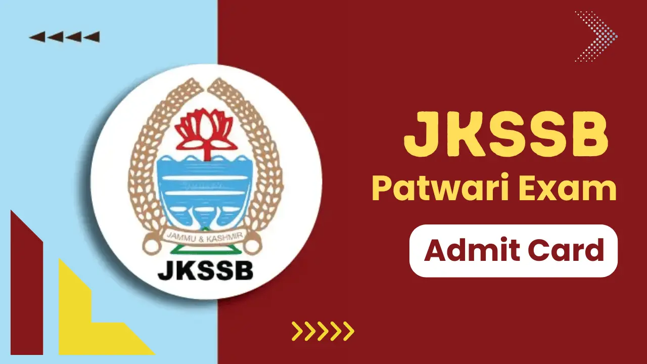 JKSSSB Patwari Exam Date