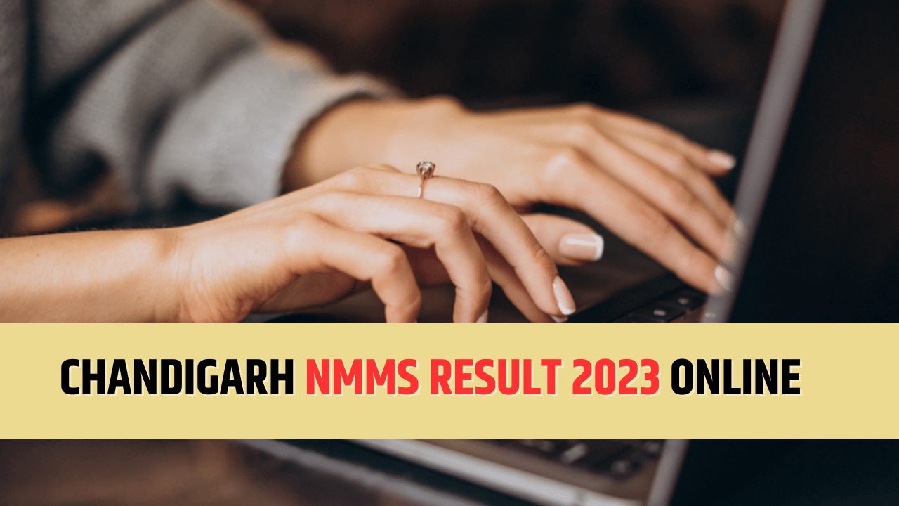 NMMS Chandigarh Result 2023