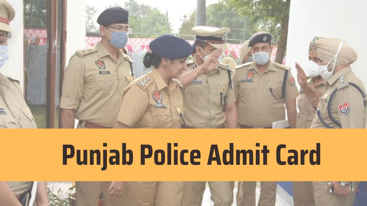 Punjab Police Admit Card 
