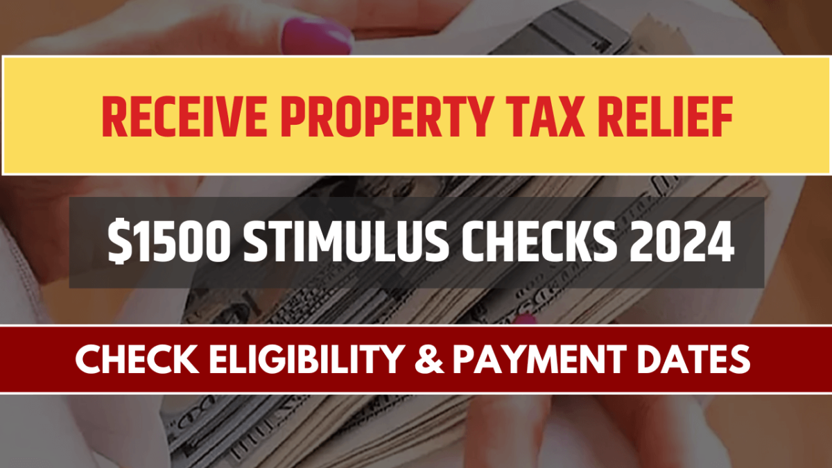 Stimulus Checks 2024 Update Who will get a 1500 payment in days!