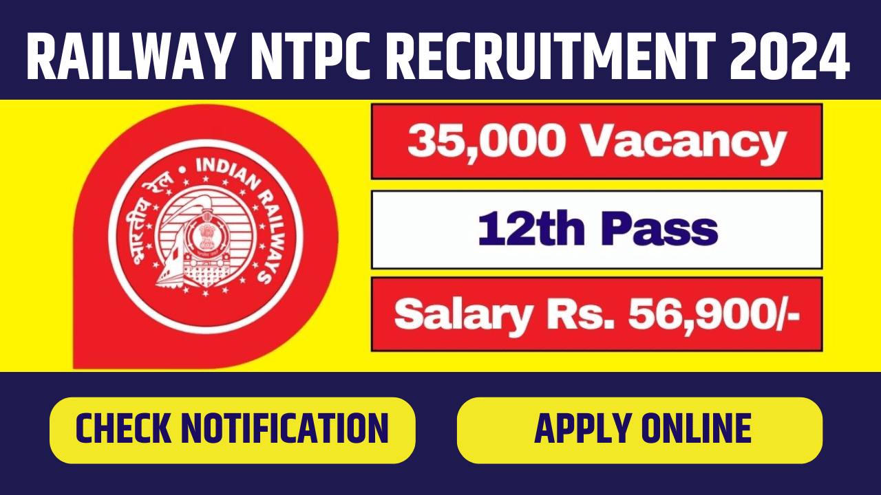 Railway NTPC Vacancy 2024